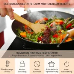 Victoria 5 Flex Induktionskochfeld Einbau 7400W 2 Flexzonen Timer -Küche Zu Hause 10040203 de 0005 usp