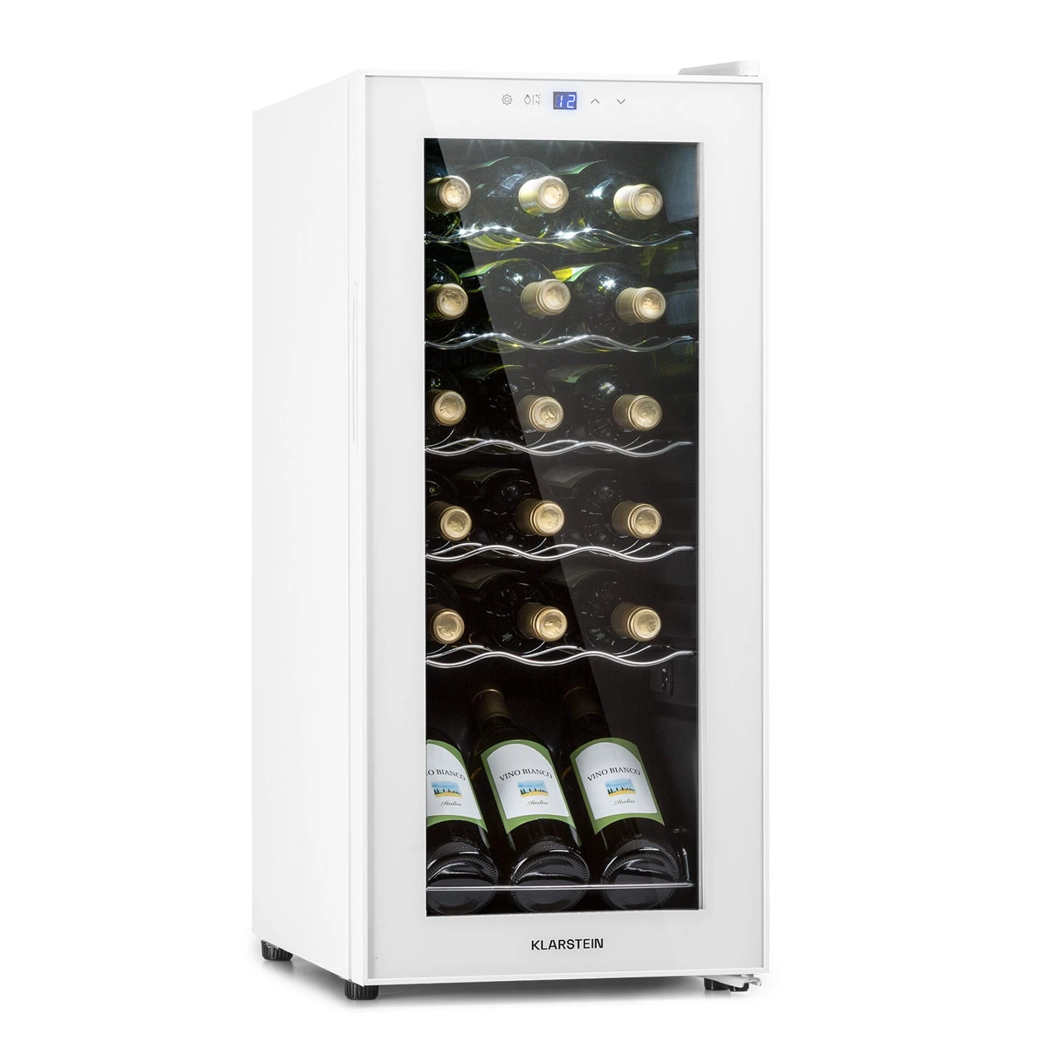 Shiraz 18 Slim Uno Weinkühlschrank 50l 18Fl Touch-Bedienfeld 5-18°C 1 Shiraz 18 Slim Uno Weinkühlschrank 50l 18Fl Touch-Bedienfeld 5-18°C