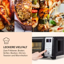 Vita-Crisp Heißluftfritteuse 1700W 10L 8 Funktionen Platzsparend -Küche Zu Hause 10040223 de 0004 logo