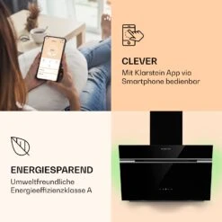 Alina 60 Smart Dunstabzugshaube 60 Cm 594 M³/h LED Ambiente-Licht Glasfront 10 Alina 60 Smart Dunstabzugshaube 60 Cm 594 M³/h LED Ambiente-Licht Glasfront -Küche Zu Hause 10040230 de 0003 logo