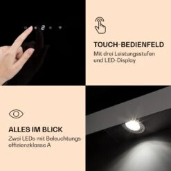Aurora 90 Smart Dunstabzugshaube 550 M³/h 90cm Kopffrei Ambiente-Licht EEC A++ -Küche Zu Hause 10040236 de 0006 logo