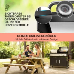 Kingsville 3.1 Kombigrill Gas + Kohle 10,9 KW 3+1 Brenner 11 Kingsville 3.1 Kombigrill Gas + Kohle 10,9 KW 3+1 Brenner -Küche Zu Hause 10040270 de 0004 usp