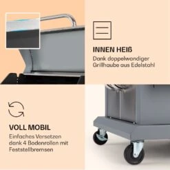 Lucifer 3 Gasgrill 3 X 3,6 KW Brenner 60x45cm Grill Edelstahl Mobil -Küche Zu Hause 10040280 de 0006 logo