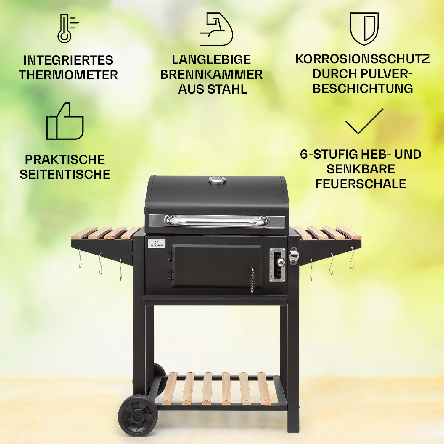 Aberdeen Single Holzkohlegrill 2 Aberdeen Single Holzkohlegrill – Bild 2