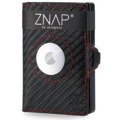 ZNAP Airtag Wallet 12 Karten Münzfach 9x1,8x6 Cm (BxHxT) RFID-Schutz