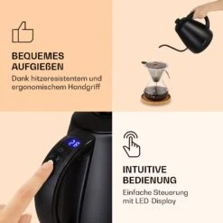 Garcon Wasserkocher 1L 2000W Warmhaltefunktion Schwanenhals Edelstahl 11 Garcon Wasserkocher 1L 2000W Warmhaltefunktion Schwanenhals Edelstahl -Küche Zu Hause 10040347 de 0005 logo