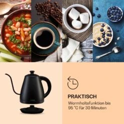 Garcon Wasserkocher 1L 2000W Warmhaltefunktion Schwanenhals Edelstahl 12 Garcon Wasserkocher 1L 2000W Warmhaltefunktion Schwanenhals Edelstahl -Küche Zu Hause 10040347 de 0006 logo