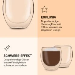 DUOS Jumbo Doppelwandiges Glas 410 Ml Thermofunktion Edelstahl-Löffel 12 DUOS Jumbo Doppelwandiges Glas 410 Ml Thermofunktion Edelstahl-Löffel -Küche Zu Hause 10040367 de 0006 logo