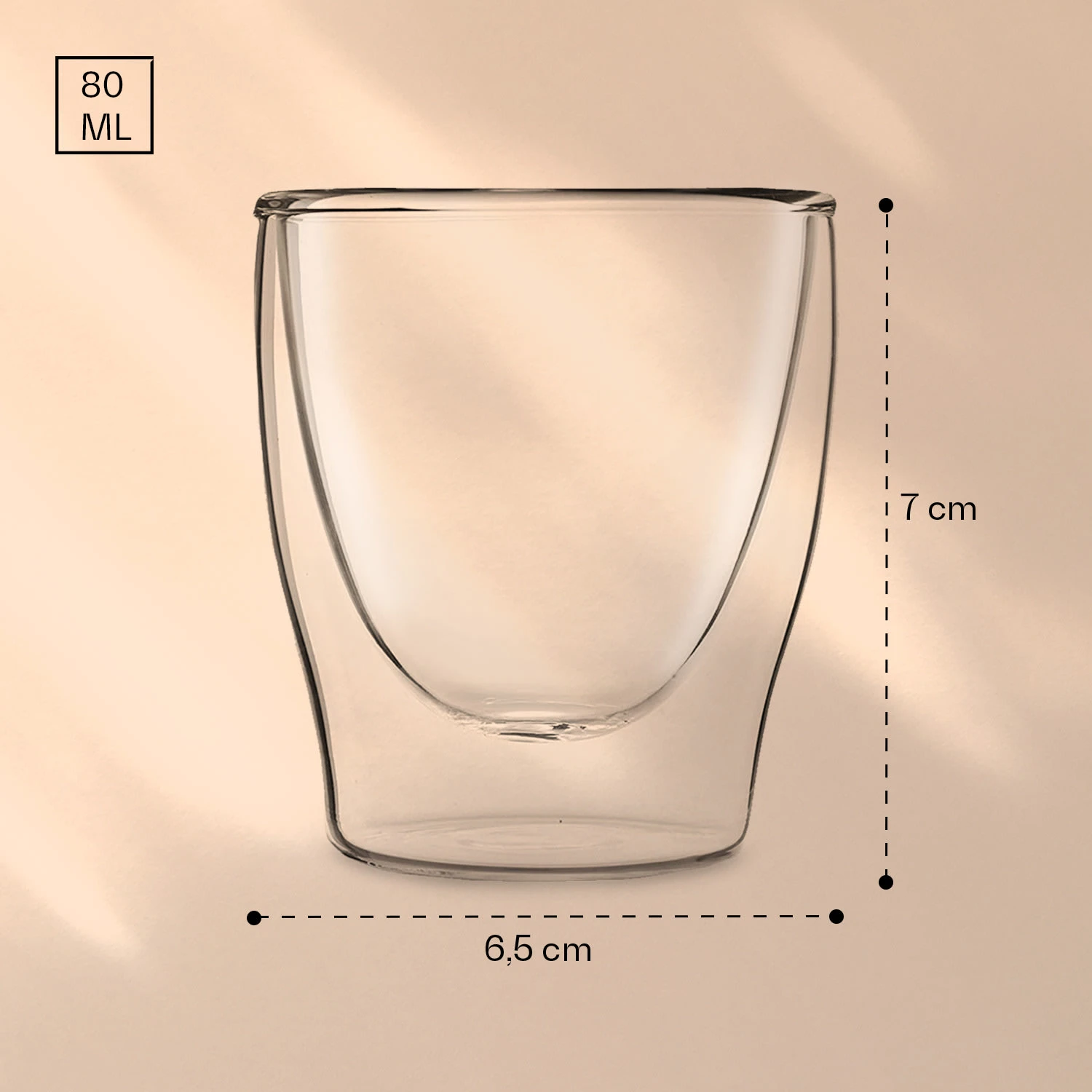 DUOS Doppelwandiges Glas 80 Ml Thermofunktion Inkl. Edelstahl-Löffel 7 DUOS Doppelwandiges Glas 80 Ml Thermofunktion Inkl. Edelstahl-Löffel – Bild 7