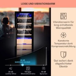 Barossa 123 Duo Weinkühlschrank 123 Fl 226 Ltr 2 Zonen Touch-Steuerung -Küche Zu Hause 10040721 de 0004 usp