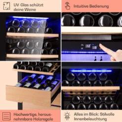 Barossa 123 Duo Weinkühlschrank 123 Fl 226 Ltr 2 Zonen Touch-Steuerung -Küche Zu Hause 10040721 de 0005 usp