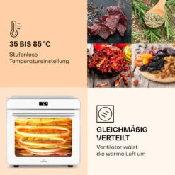 Shaftesbury Dörrautomat 700W Timer-Funktion 35-85°C Digitales Touch-Display -Küche Zu Hause 10040728 de 0004 logo