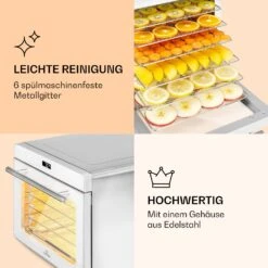 Shaftesbury Dörrautomat 700W Timer-Funktion 35-85°C Digitales Touch-Display -Küche Zu Hause 10040728 de 0005 logo