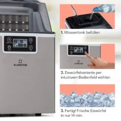 Chios Eiswürfelmaschine 20 Kg/24 H Auto-Clean 3,2-Liter Wassertank -Küche Zu Hause 10041143 de 0004 logo