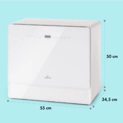 Emerald 5 Slim Geschirrspüler Freistehend 7 Programme Touch-Control -Küche Zu Hause 10041185 yy 0007 dimensions