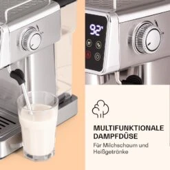 Libeica Espressomaschine 19 Bar Ca. 10 Tassen 1,8 Liter Milchschaum 11 Libeica Espressomaschine 19 Bar Ca. 10 Tassen 1,8 Liter Milchschaum -Küche Zu Hause 10041253 de 0004 logo