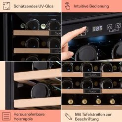 Vinsider 36 Built-In Uno Einbau-Weinkühlschrank 36 Flaschen 92 Ltr Edelstahl -Küche Zu Hause 10041288 de 0005 usp