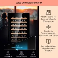 Barossa 50 Uno Weinkühlschrank 1 Zone 120 Ltr 50 Fl Touch-Display -Küche Zu Hause 10041307 de 0004 logo