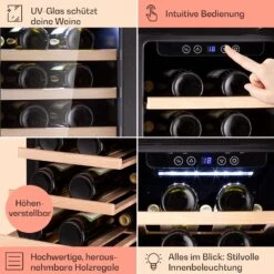 Vinovilla 29 Built-In Weinkühlschrank 81 L / 29 Fl. 1 Zone Glastür Edelstahl -Küche Zu Hause 10041309 de 0005 logo