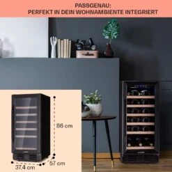 Vinovilla 29 Built-In Weinkühlschrank 81 L / 29 Fl. 1 Zone Glastür Edelstahl -Küche Zu Hause 10041309 de 0006 logo