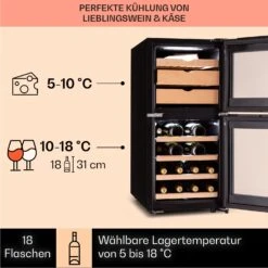El Dorado 89 Käse & Weinkühlschrank 2 Zonen Touch 89L LED -Küche Zu Hause 10041310 de 0004 logo