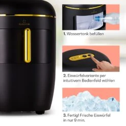 Passau Eiswürfelmaschine 2 Größen 15 Kg/24 H Auto-Clean -Küche Zu Hause 10041343 de 0004 logo