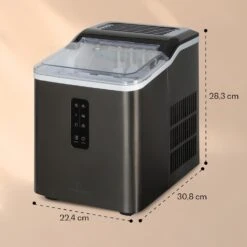 Albaron Supreme Eiswürfelmaschine Bullet 12kg/24h 1,5 Ltr Edelstahl 13 Albaron Supreme Eiswürfelmaschine Bullet 12kg/24h 1,5 Ltr Edelstahl -Küche Zu Hause 10041360 yy 0007 dimensions