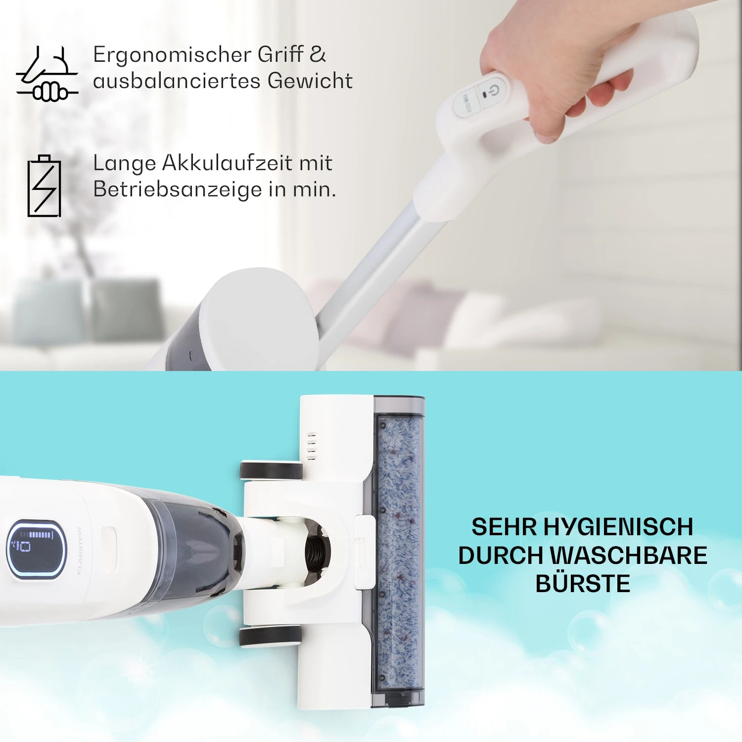 Caswell Nass-/Trockensauger Kabellos Akkubetrieben LED-Display 6 Caswell Nass-/Trockensauger Kabellos Akkubetrieben LED-Display – Bild 6