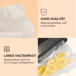 Forli Vakuumierbeutel 2 Rollen Je 28 X 300 Cm Widerstandsfähig Reißfest Kochfest -Küche Zu Hause 10041375 de 0003 logo