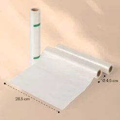 Forli Vakuumierbeutel 2 Rollen Je 28 X 300 Cm Widerstandsfähig Reißfest Kochfest -Küche Zu Hause 10041375 yy 0004 dimensions