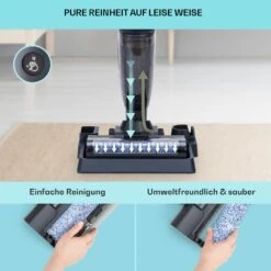 Caswell Plus Nass-/Trockensauger Kabellos Akkubetrieben LED-Display -Küche Zu Hause 10041383 de 0003 usp