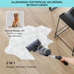 Caswell Plus Nass-/Trockensauger Kabellos Akkubetrieben LED-Display -Küche Zu Hause 10041383 de 0004 usp