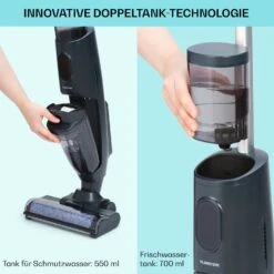 Caswell Plus Nass-/Trockensauger Kabellos Akkubetrieben LED-Display -Küche Zu Hause 10041383 de 0007 usp