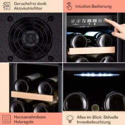 Vinovilla 17 Built-in Duo Vilhelmine Edition Weinkühlschrank 17 Fl. 13 Vinovilla 17 Built-in Duo Vilhelmine Edition Weinkühlschrank 17 Fl. -Küche Zu Hause 10041821 de 0005 usp