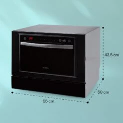 Havasia UV 6 Luminance Geschirrspüler UV Glasfront Freistehend 1380W -Küche Zu Hause 10041827 yy 0007 dimensions