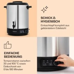 Abbey 40 Einkochautomat Getränkespender 40L 100°C 180min Edelstahl -Küche Zu Hause 10041839 de 0004 logo