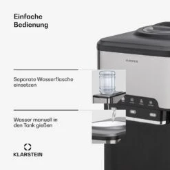 Aqueous Eiswürfelmaschine 3-in-1: Eiswürfel, Wasserspender: Heiß & Kalt 20 Kg/24h 8 Aqueous Eiswürfelmaschine 3-in-1: Eiswürfel, Wasserspender: Heiß & Kalt 20 Kg/24h -Küche Zu Hause 10041845 de 0003 usp