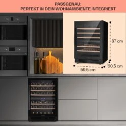 Vinovilla 50 Duo Zweizonen-Weinkühlschrank 53l 17 Fl. 3-Farben Glastür 12 Vinovilla 50 Duo Zweizonen-Weinkühlschrank 53l 17 Fl. 3-Farben Glastür -Küche Zu Hause 10041899 de 0006 usp