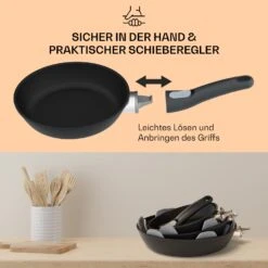 Noto Endurance Bratpfanne Ø20 Cm Geschmiedetes Aluminium Abnehmbarer Griff 12 Noto Endurance Bratpfanne Ø20 Cm Geschmiedetes Aluminium Abnehmbarer Griff -Küche Zu Hause 10045001 de 0004 usp