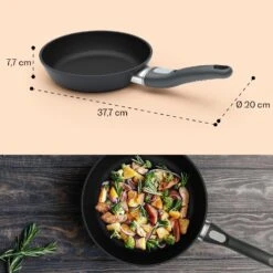 Noto Endurance Bratpfanne Ø20 Cm Geschmiedetes Aluminium Abnehmbarer Griff 17 Noto Endurance Bratpfanne Ø20 Cm Geschmiedetes Aluminium Abnehmbarer Griff -Küche Zu Hause 10045001 yy 0009 dimensions