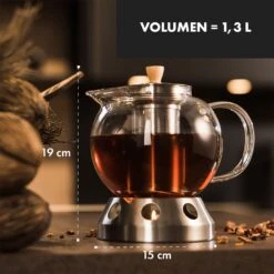 Sencha Design-Teekanne Mit Hibiscus Edelstahl-Stövchen 1,3 L Siebeinsatz 13 Sencha Design-Teekanne Mit Hibiscus Edelstahl-Stövchen 1,3 L Siebeinsatz -Küche Zu Hause 10045059 de 0007 logo