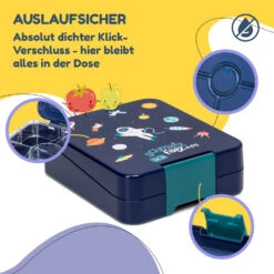 Klarstein Schmatzfatz Easy Snackbox 4 Fächer 18 X 15 X 5 Cm (BxHxT) -Küche Zu Hause 10045069 de 0003 usp