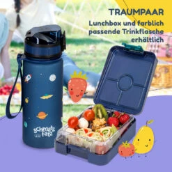 Klarstein Schmatzfatz Easy Snackbox 4 Fächer 18 X 15 X 5 Cm (BxHxT) -Küche Zu Hause 10045069 de 0007 usp