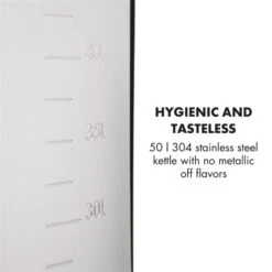 Mundschenk XXL + Eintauchkühler Bierbrauanlage 3000W 50l 304 Edelstahl -Küche Zu Hause 60002276 yy 0005 logo Klarstein Mundschenk XXL Maischekessel Edelstahl