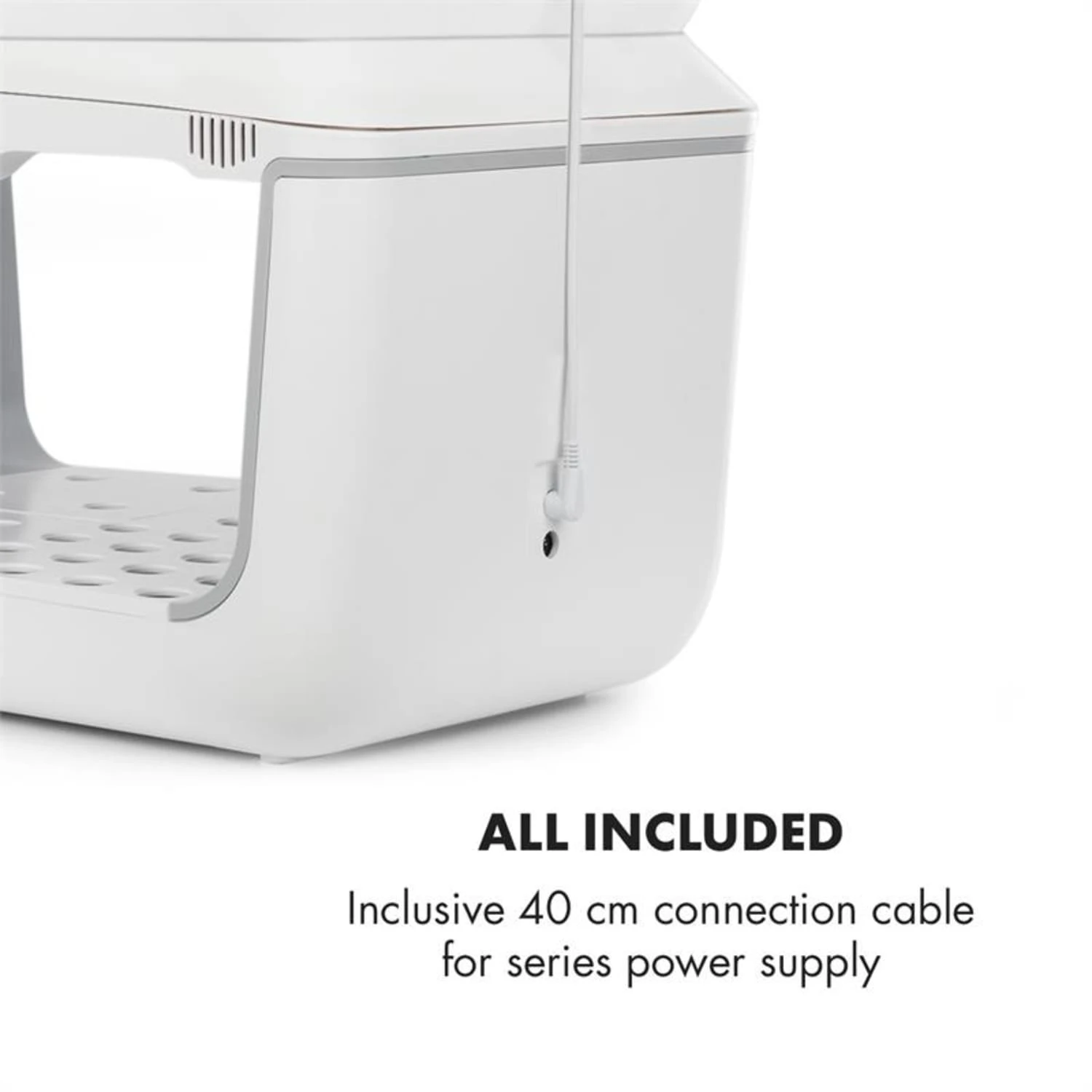 GrowIt Connection Set 3 Teile Verbindungsrahmen/-kabel & Netzteil Weiß 3 GrowIt Connection Set 3 Teile Verbindungsrahmen/-kabel & Netzteil Weiß – Bild 3