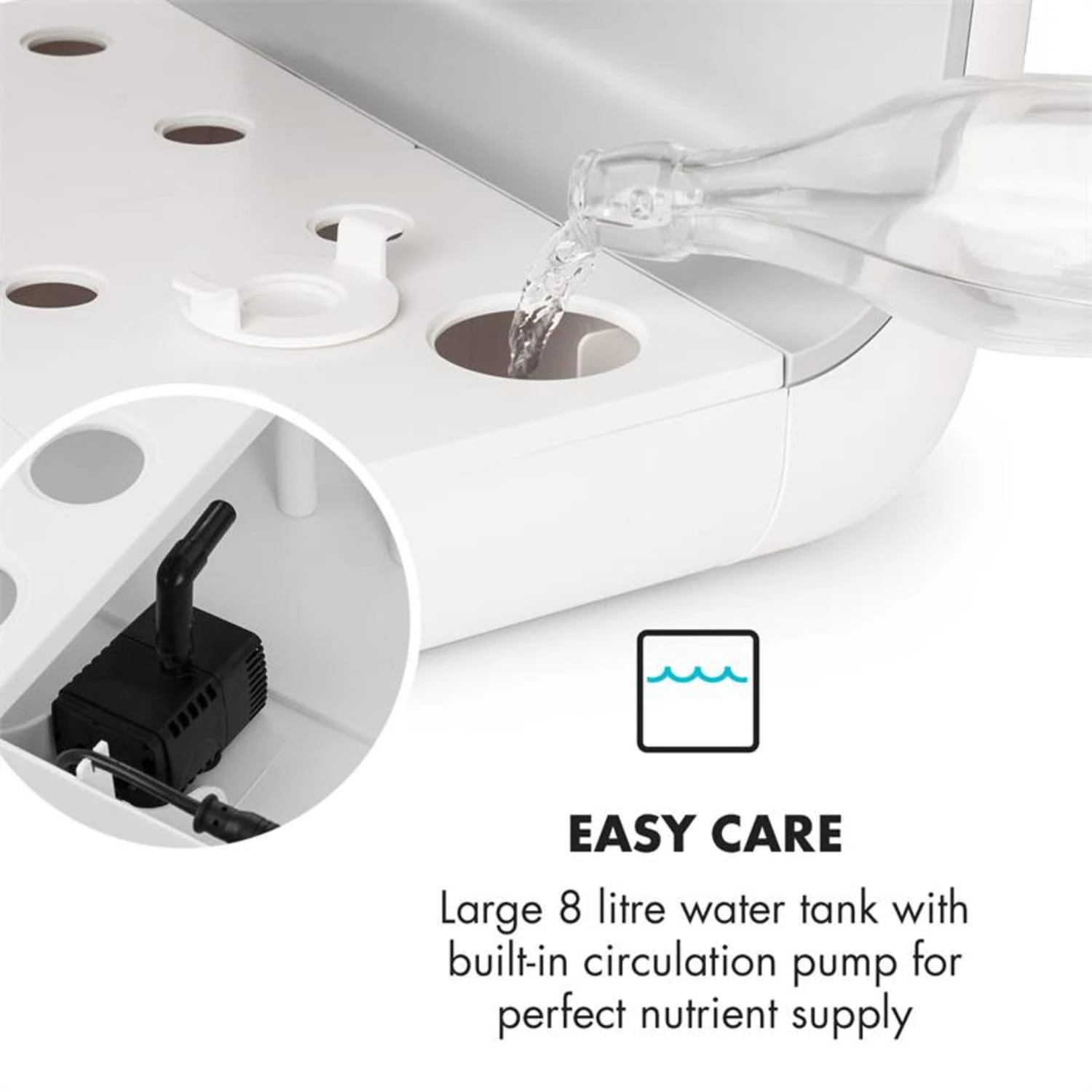 GrowIt Farm Starter Kit Asia 28 Pflanzen 48W 8Ltr Asia-Seeds Nährlösung – Bild 8