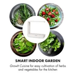 GrowIt Cuisine Starter Kit Salad 12 Pflanzen 25W LED 2Ltr Salad-Seeds Nährlösung 14 GrowIt Cuisine Starter Kit Salad 12 Pflanzen 25W LED 2Ltr Salad-Seeds Nährlösung -Küche Zu Hause 60002417 yy 0004 logo Klarstein GrowIt Cuisine Smart Indoor Garden