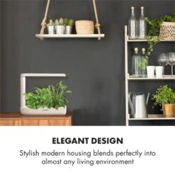 GrowIt Cuisine Starter Kit Salad 12 Pflanzen 25W LED 2Ltr Salad-Seeds Nährlösung 16 GrowIt Cuisine Starter Kit Salad 12 Pflanzen 25W LED 2Ltr Salad-Seeds Nährlösung -Küche Zu Hause 60002417 yy 0006 logo Klarstein GrowIt Cuisine Smart Indoor Garden