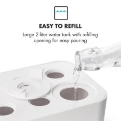 GrowIt Cuisine Starter Kit Salad 12 Pflanzen 25W LED 2Ltr Salad-Seeds Nährlösung 17 GrowIt Cuisine Starter Kit Salad 12 Pflanzen 25W LED 2Ltr Salad-Seeds Nährlösung -Küche Zu Hause 60002417 yy 0007 logo Klarstein GrowIt Cuisine Smart Indoor Garden