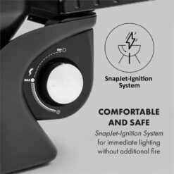 Parforce One 3,5kW 12000BTU 300°C SNJS Gasschlauch Grau 15 Parforce One 3,5kW 12000BTU 300°C SNJS Gasschlauch Grau -Küche Zu Hause 60002428 yy 0008 logo Klarstein Parforce One Gasgrill 12000BTU grau